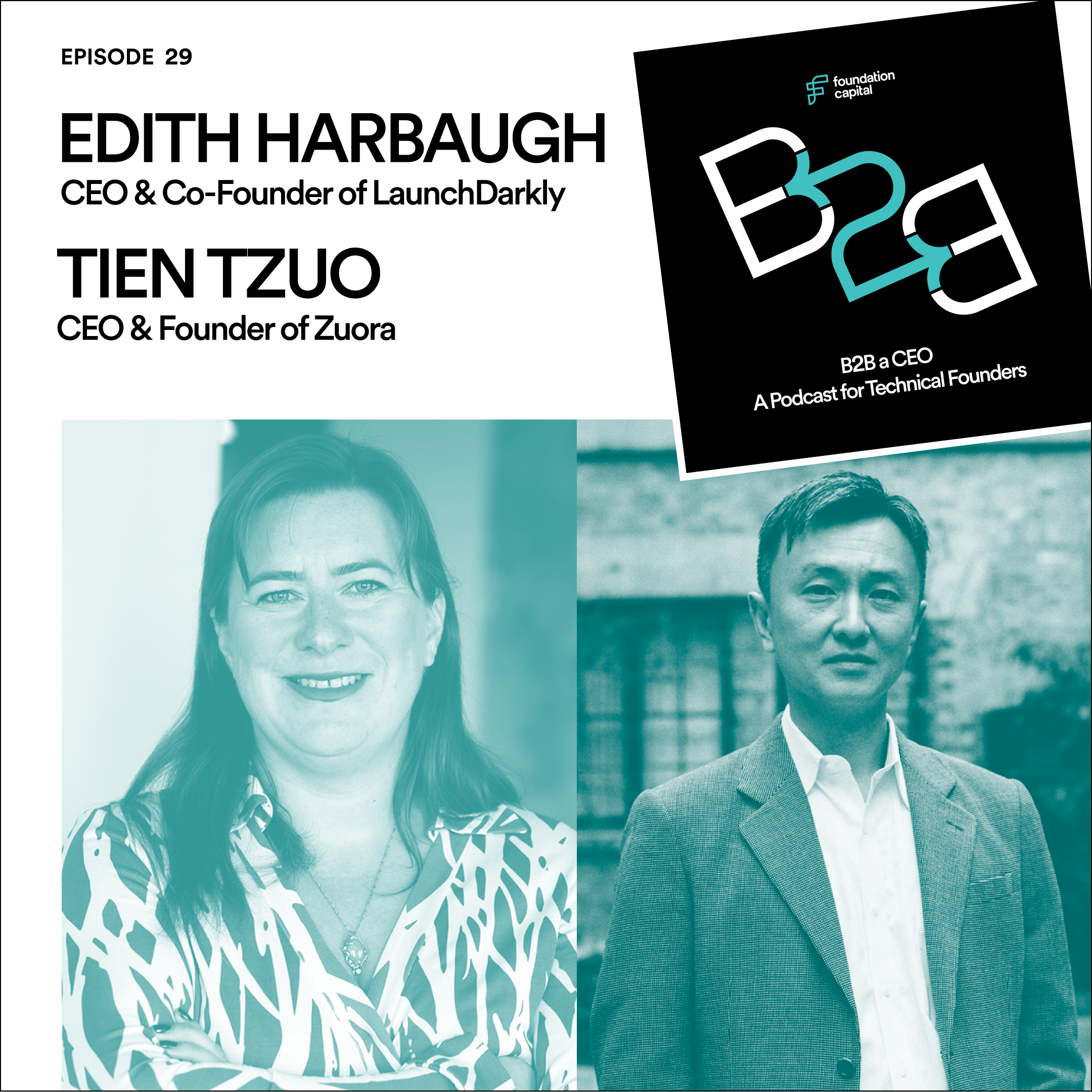 edith harbaugh ceo and co founder of launchdarkly, and tien tzuo ceo and co founder of zuora
