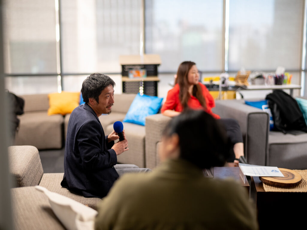 Yohei Nakajima and Foundation Capital General Partner Joanne Chen at the AI Unconference.